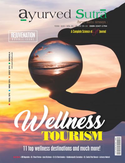 Ayurvedsutra Vol 05 issue 09 10 1 400x518 - Ayurved Sutra : Wellness Tourism