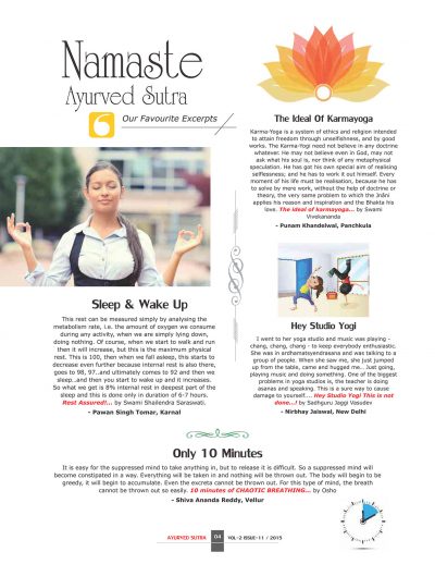 Ayurvedsutra Vol 02 issue 11 06 400x518 - Ayurved Sutra : Losing weight with Ayurvedic wisdom