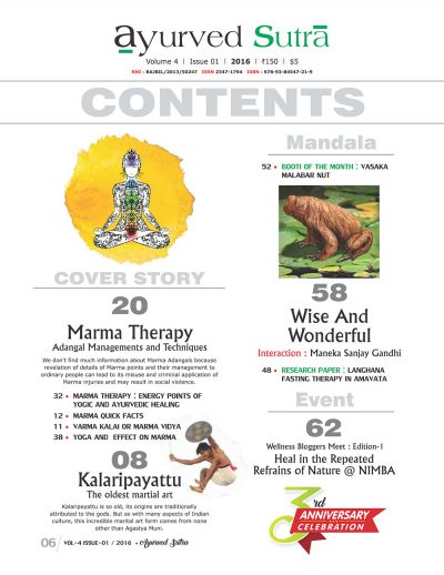 Ayurvedsutra Vol 04 issue 01 8 400x518 - Ayurved Sutra : Marma Therapy