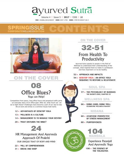 Ayurvedsutra Vol 04 issue 05 8 400x518 - Ayurved Suta : Corporate Wellness