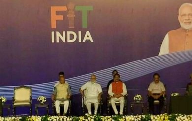 PM Narendra Modi Launches Fit India Movement in Delhi