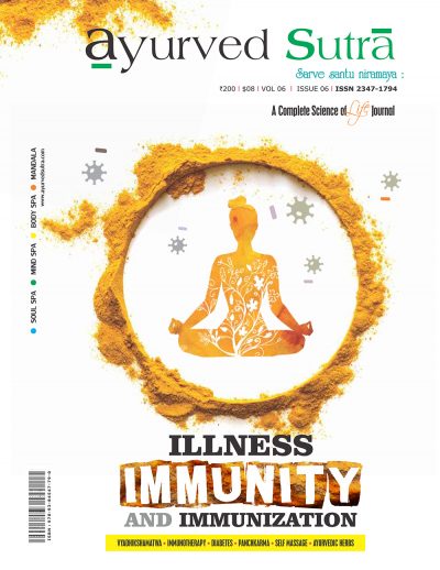 Ayurvedsutra Vol 06 issue 06 1 400x518 - Ayurved Sutra : Illness, Immunity, and Immunization