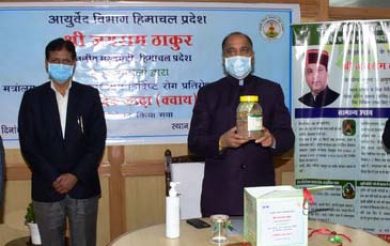 Himachal to distribute free ” Madhuyastiadi Kashay” to Corona Warriors