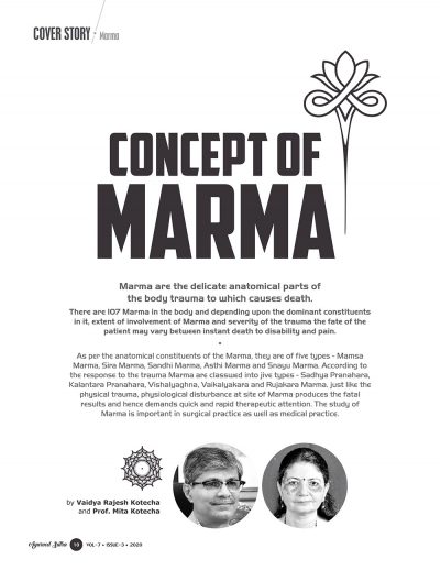 Ayurvedsutra Vol 07 issue 03 12 400x518 - Ayurved Sutra : Concept of Marma