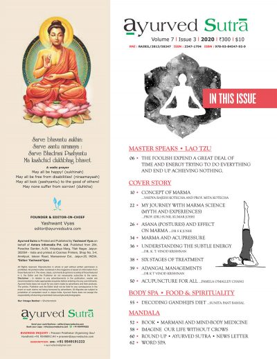 Ayurvedsutra Vol 07 issue 03 4 400x518 - Ayurved Sutra : Concept of Marma