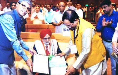 Prof Kulwant conferred Lifetime Achievement Award