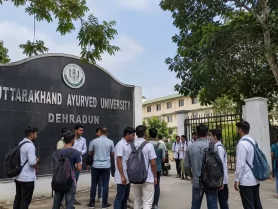 BAMS Students Protest Four-Year Delay in Exam Results