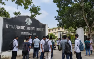 BAMS Students Protest Four-Year Delay in Exam Results